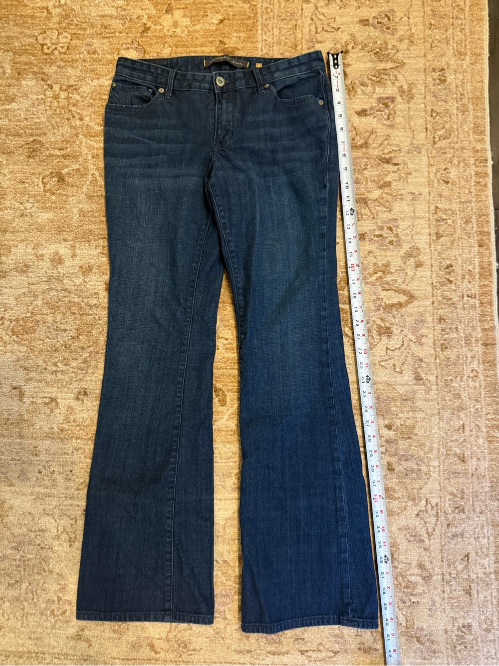 Christopher Blue Dark Indigo Flare Jeans